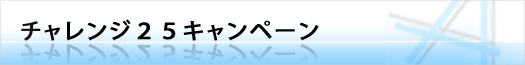 チャレンジ25キャンペーン